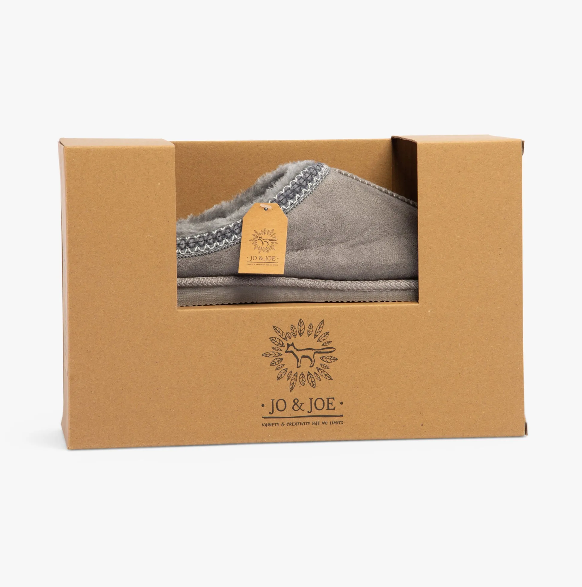 Jo & Joe KOALA Womens Slippers Grey sold by House of Slippers