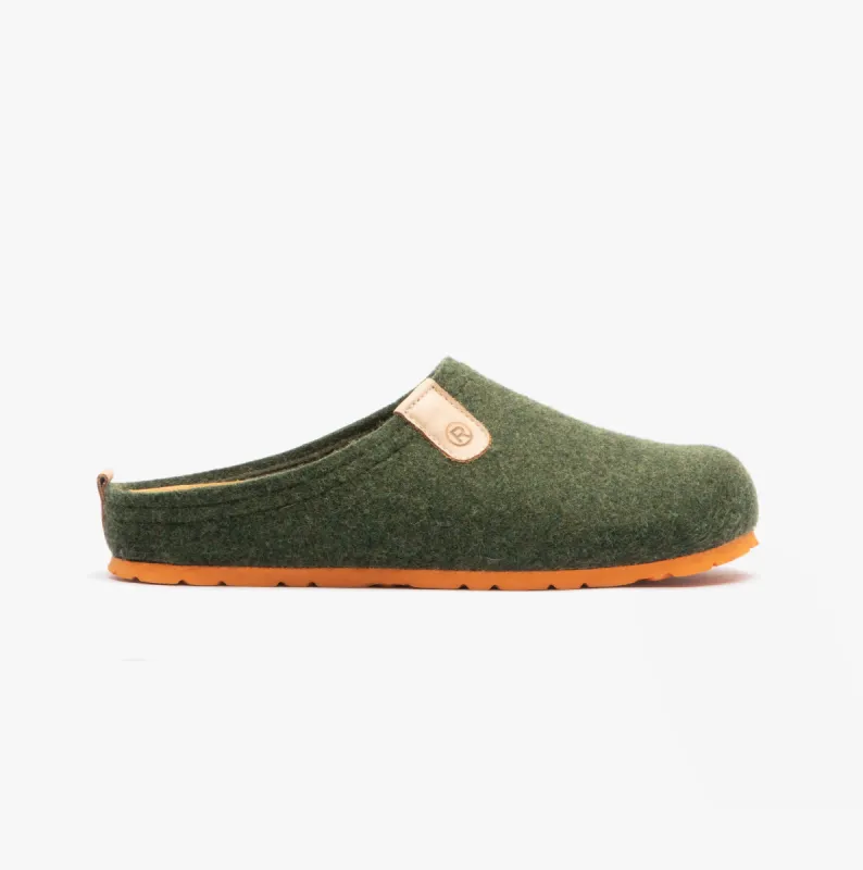 Rohde 6900-67 Mens Slippers Green sold by House of Slippers