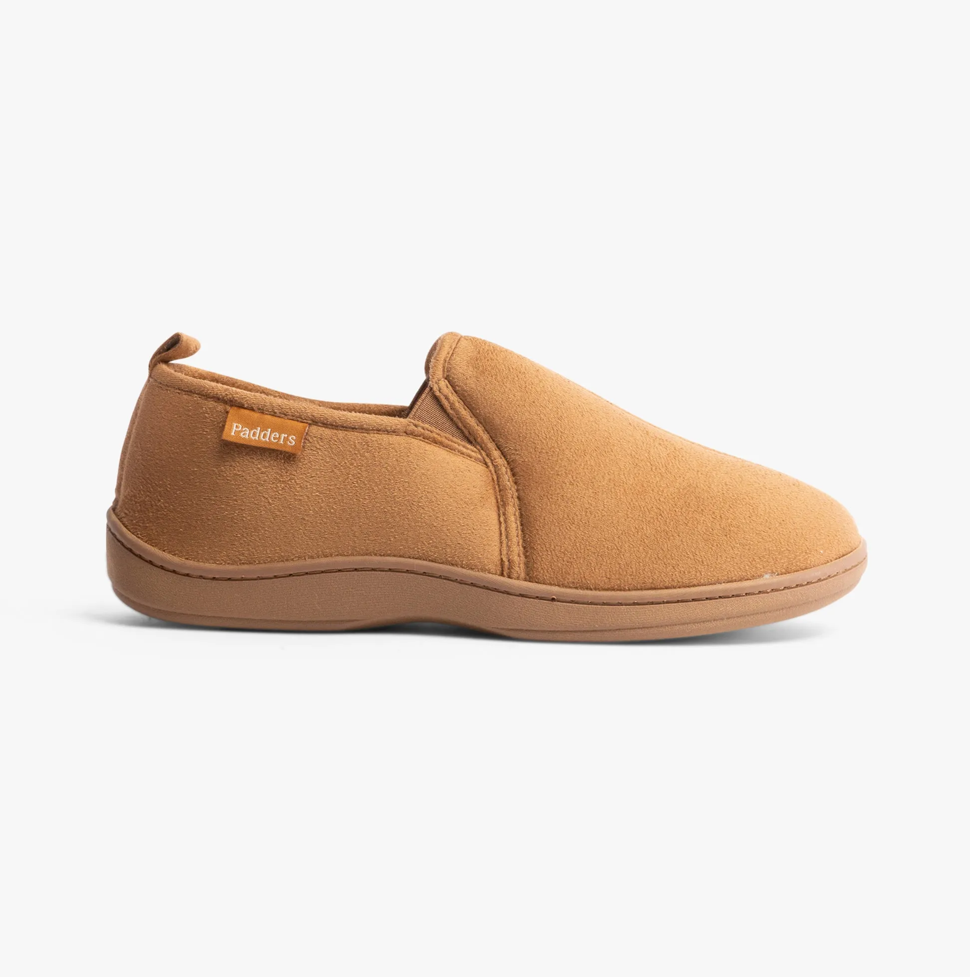 Padders BASIL Mens (G Fit) Slippers Chestnut sold by House of Slippers