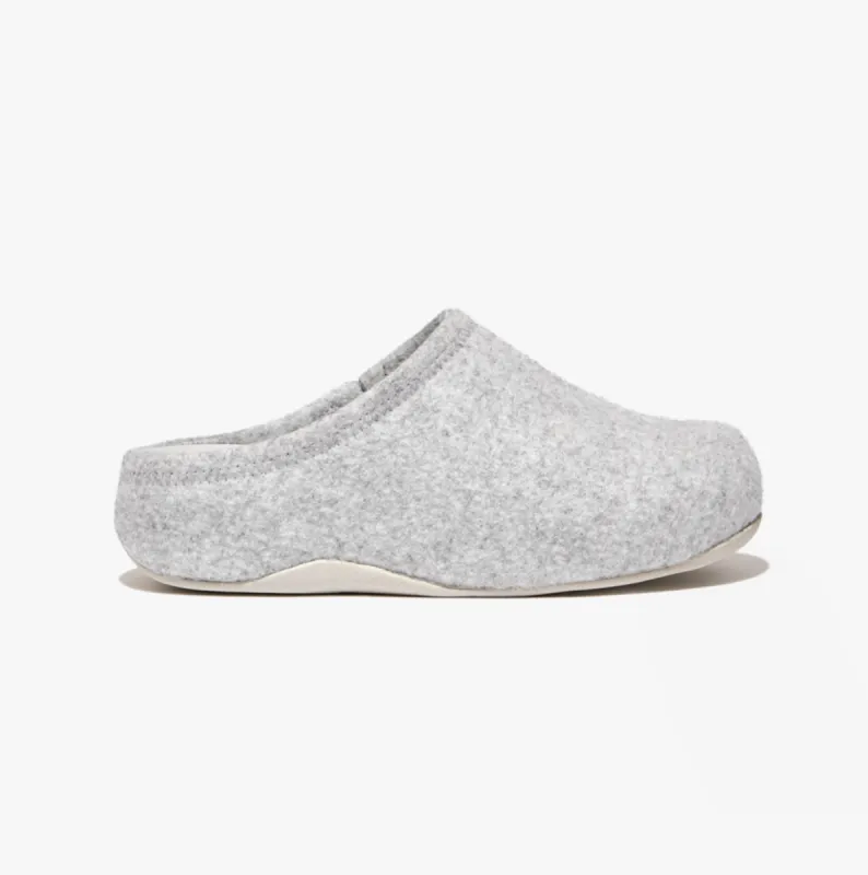 SHUV e01 Womens Clog Slippers Tiptoe Grey made by House of Slippers
