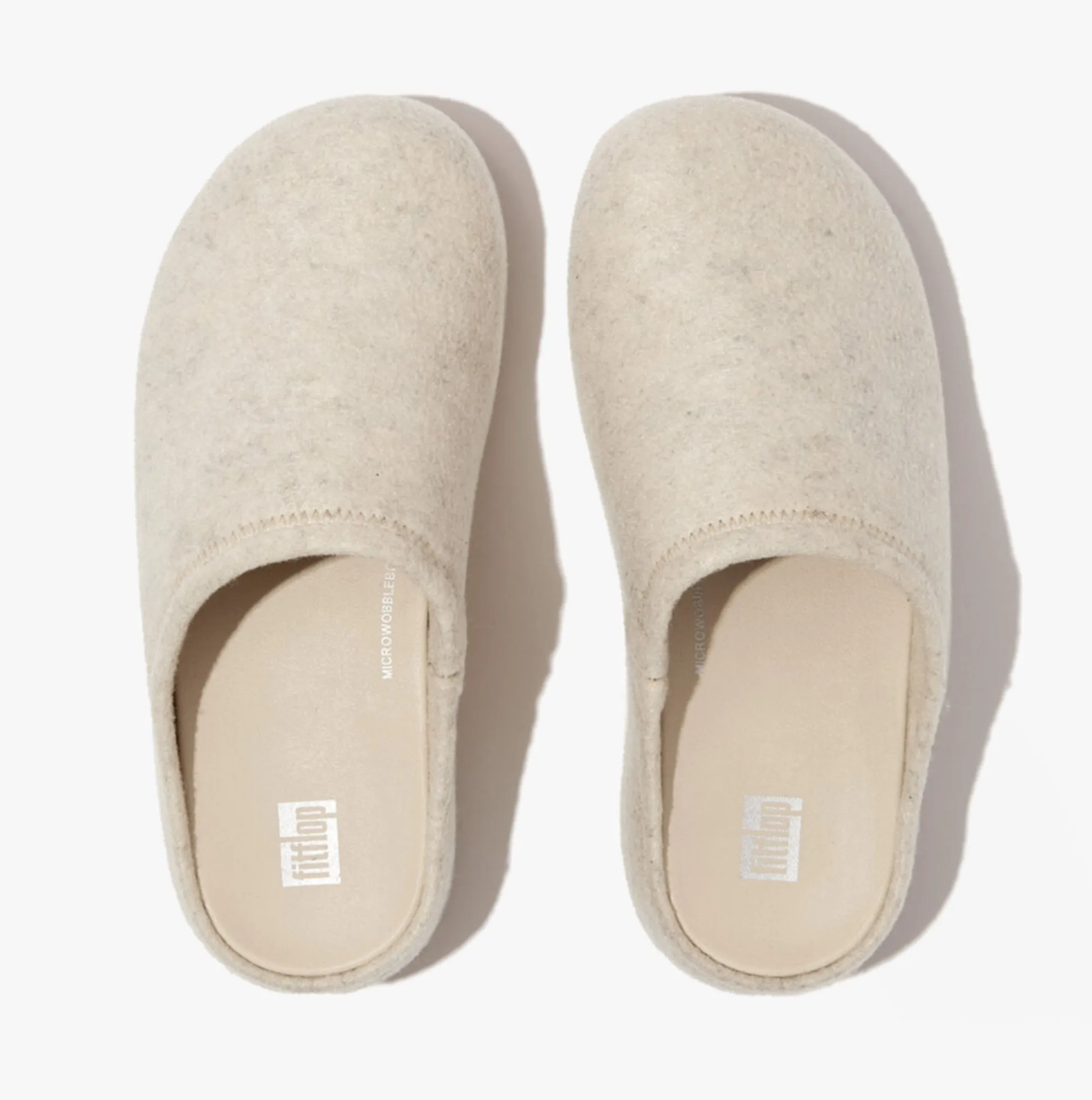 FitFlop SHUV e01 Womens Clog Slippers Ivory sold by House of Slippers product image thumbnail 2
