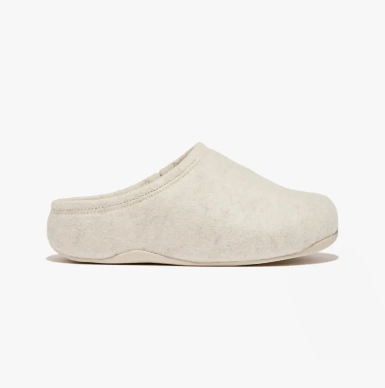 FitFlop SHUV e01 Womens Clog Slippers Ivory made by Fitflop