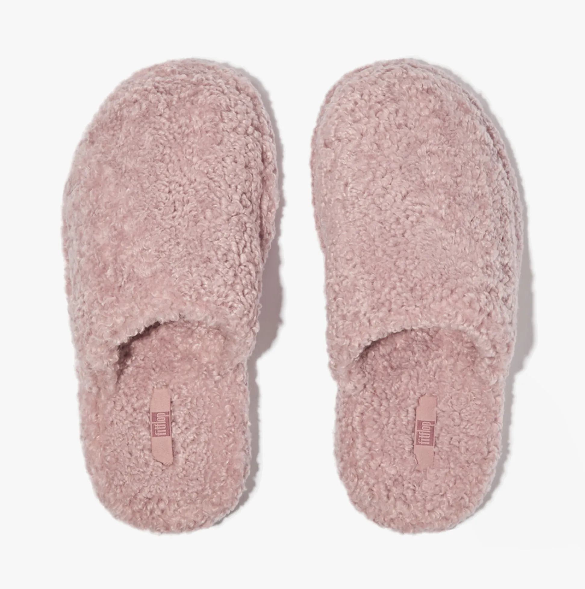 FitFlop iQUSHION D-LUXE Womens Mule Slippers Dusky Pink sold by House of Slippers product image thumbnail 3