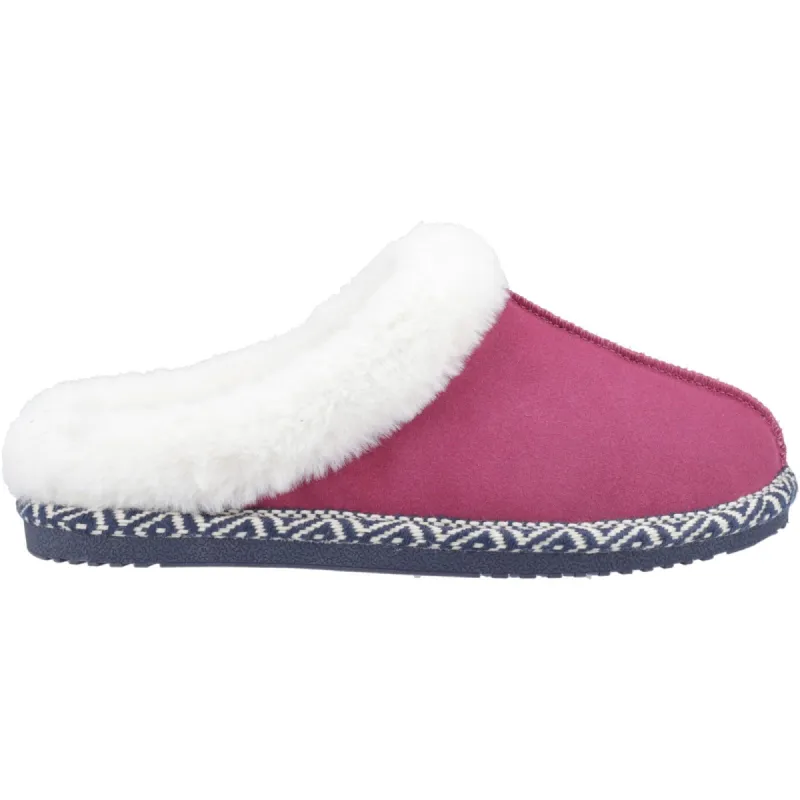 Hush Puppies AMARA Womens Slippers Pink sold by House of Slippers