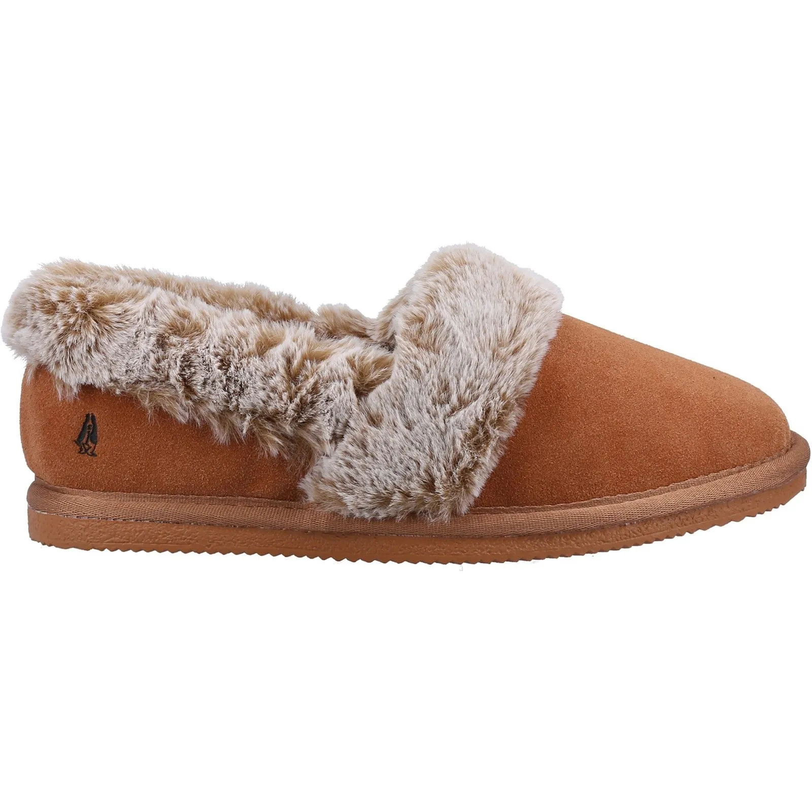 Hush Puppies ARIEL Womens Slippers Tan sold by House of Slippers