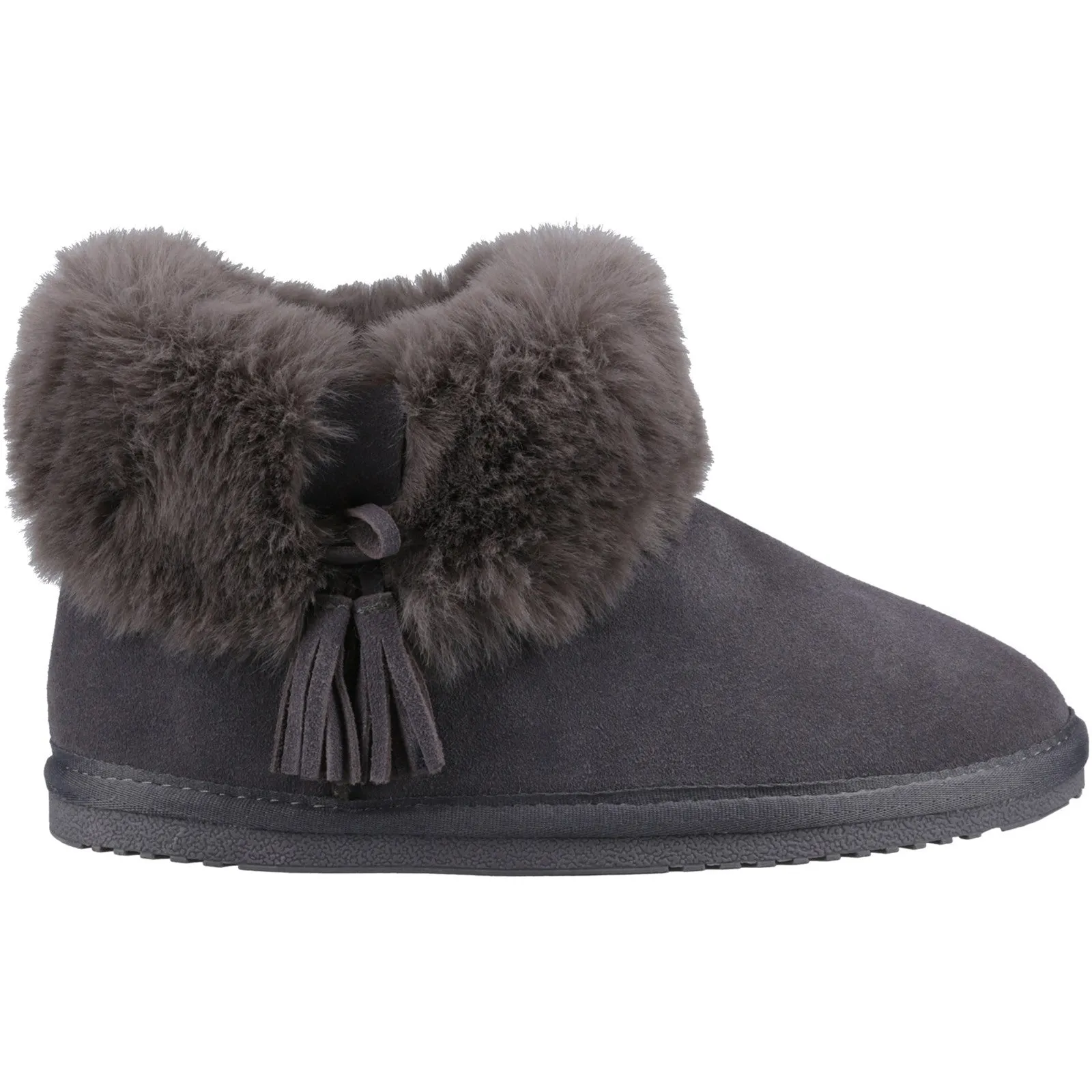 Hush Puppies AYANA Womens Slippers Grey sold by House of Slippers