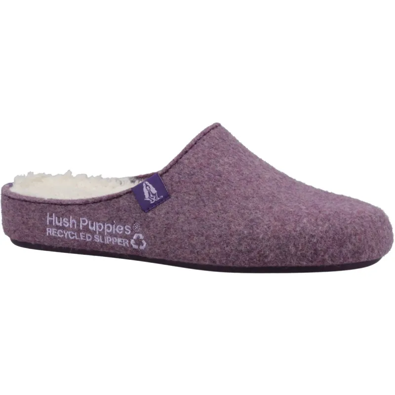 Hush Puppies THE GOOD SLIPPER Womens Slippers Purple sold by House of Slippers
