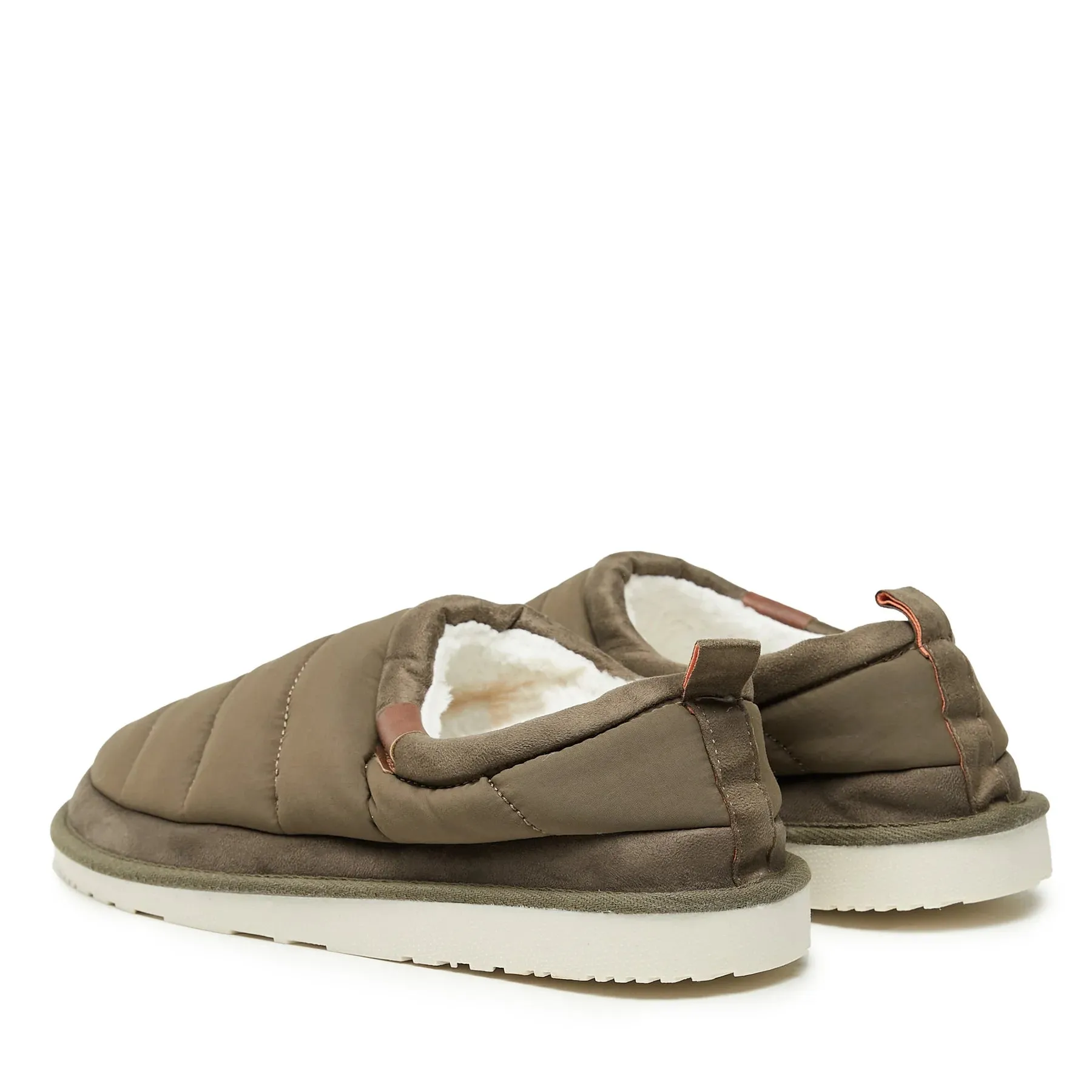 Jack & Jones PUFF MULE Mens Mule Sandals Dark Olive sold by House of Slippers product image thumbnail 5