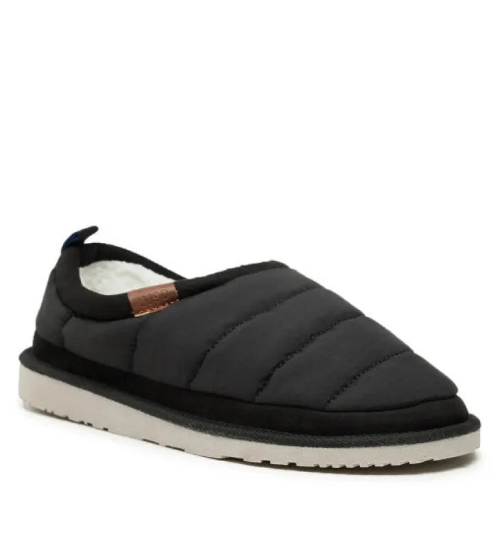 Jack & Jones PUFF MULE Mens Mule Sandals Anthracite sold by House of Slippers