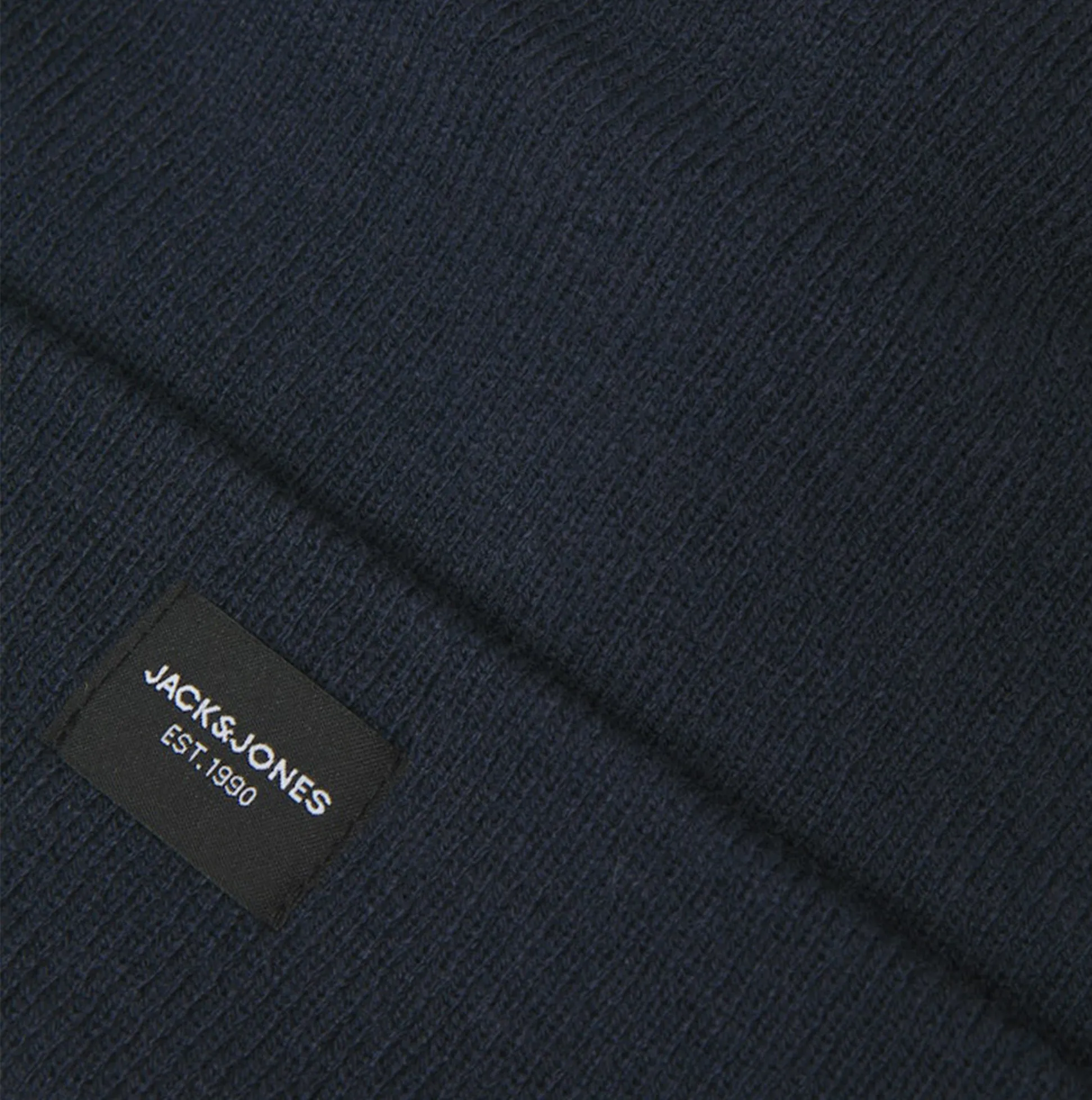 Jack & Jones FROST DNA Mens Beanie & Scarf Navy sold by House of Slippers product image thumbnail 4