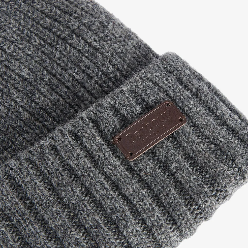 Barbour CARLTON Mens Beanie Grey sold by House of Slippers product image thumbnail 3