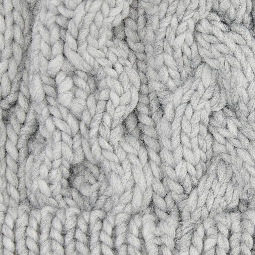 Barbour PENSHAW Womens Pom-Pom Beanie Grey sold by House of Slippers product image thumbnail 4