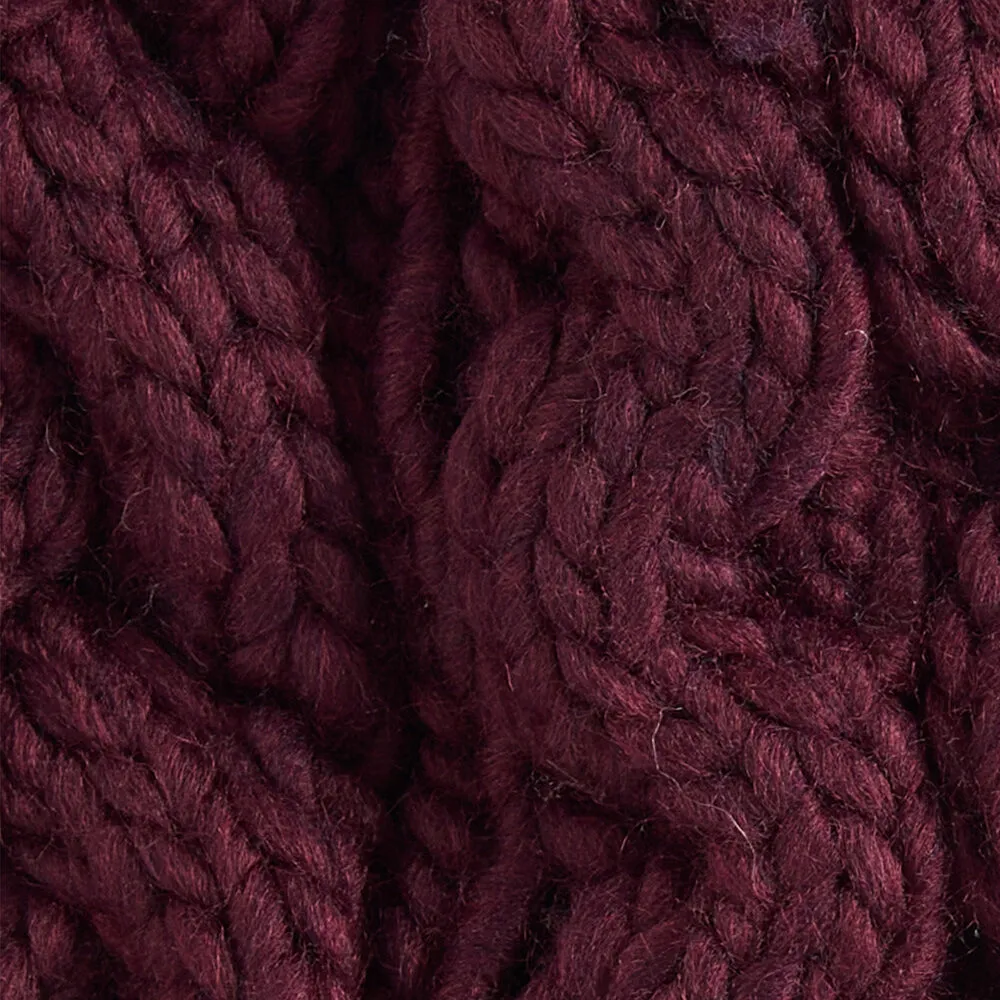 Barbour PENSHAW Womens Pom-Pom Beanie Bordeaux sold by House of Slippers product image thumbnail 4