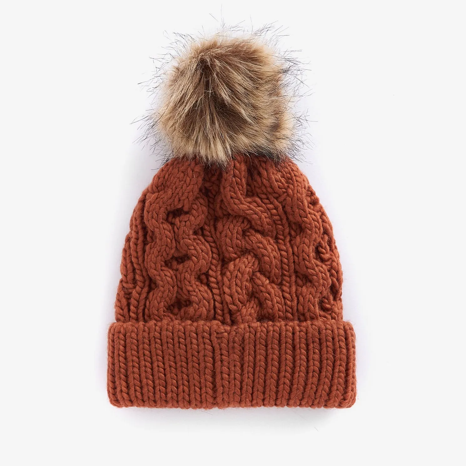 PENSHAW Womens Pom-Pom Beanie Warm Ginger sold by House of Slippers product image thumbnail 2