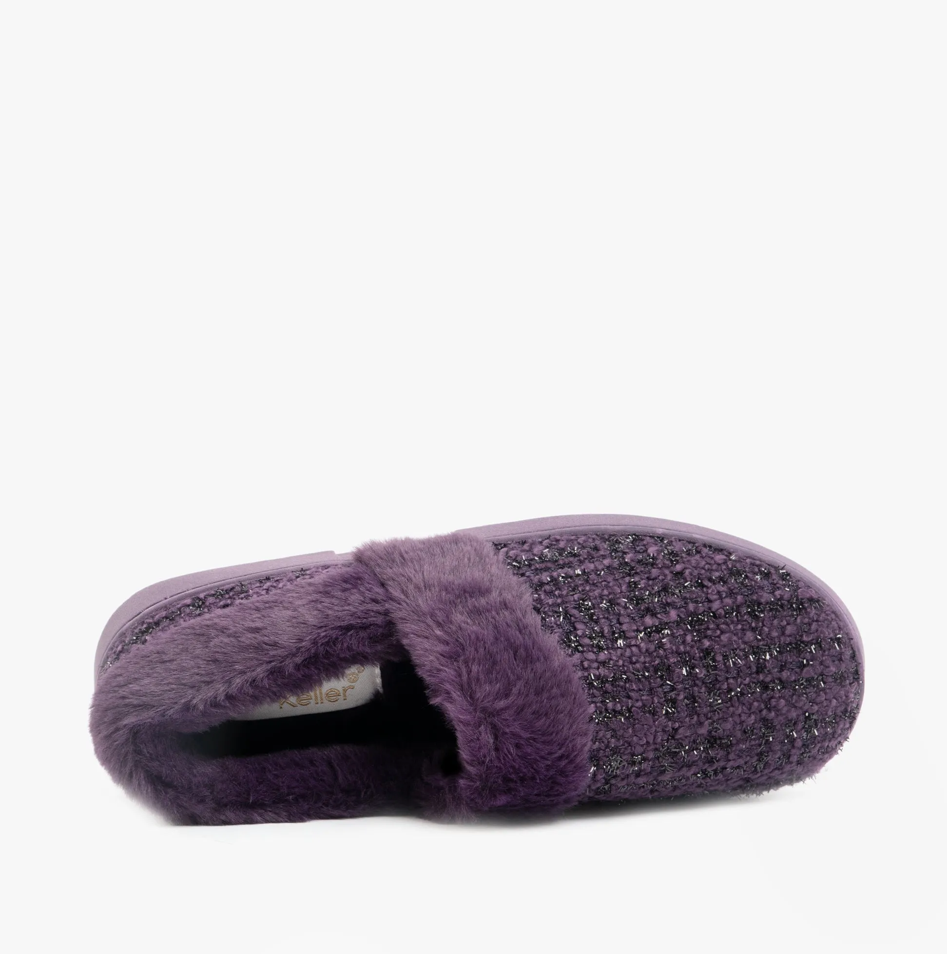 AVON Womens Full Slippers Purple sold by House of Slippers product image thumbnail 4