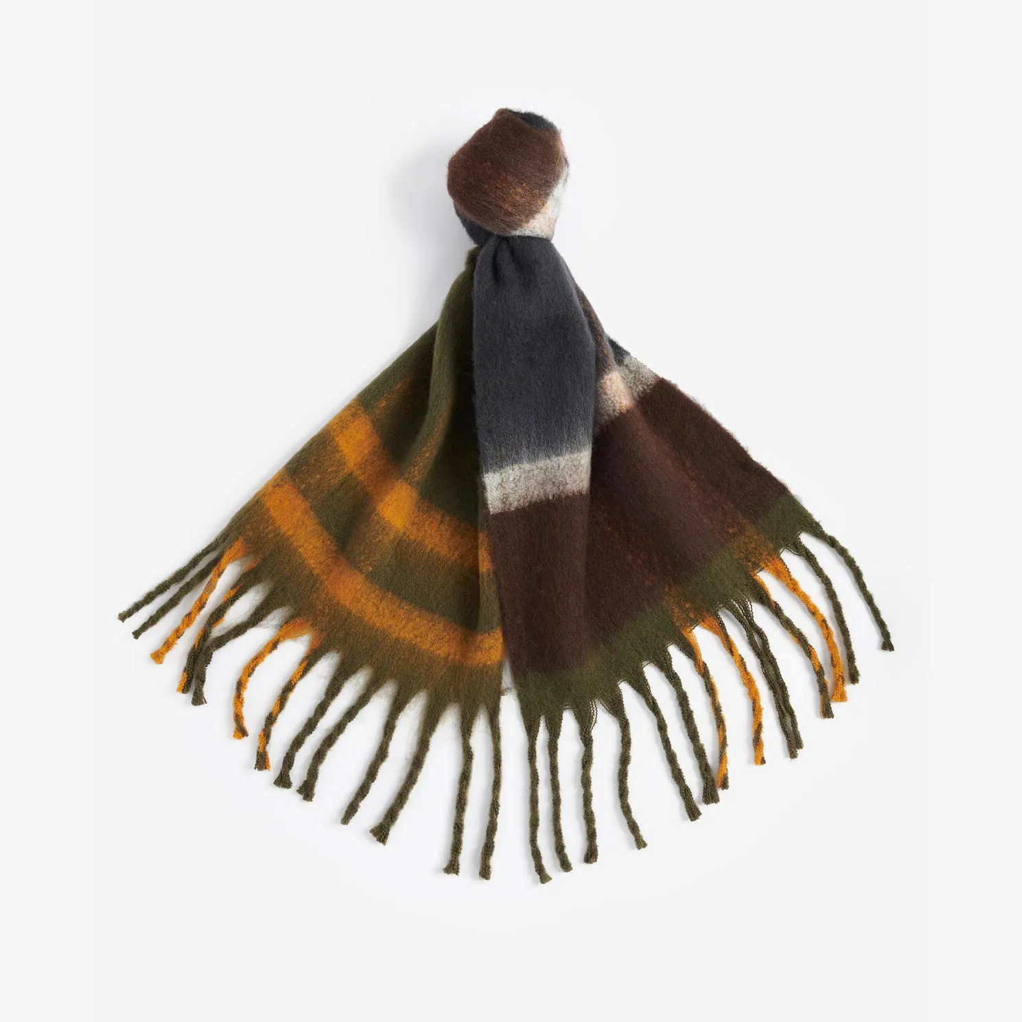 Barbour ISLA TARTAN BOUCLE Scarf Womens Classic sold by House of Slippers product image thumbnail 2