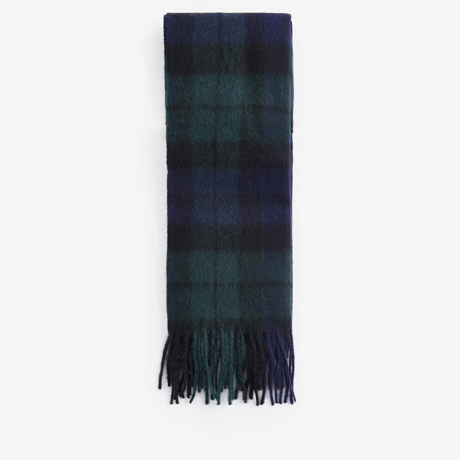 Barbour NEW CHECK Unisex Adults Tartan Scarf Black Watch sold by House of Slippers product image thumbnail 3