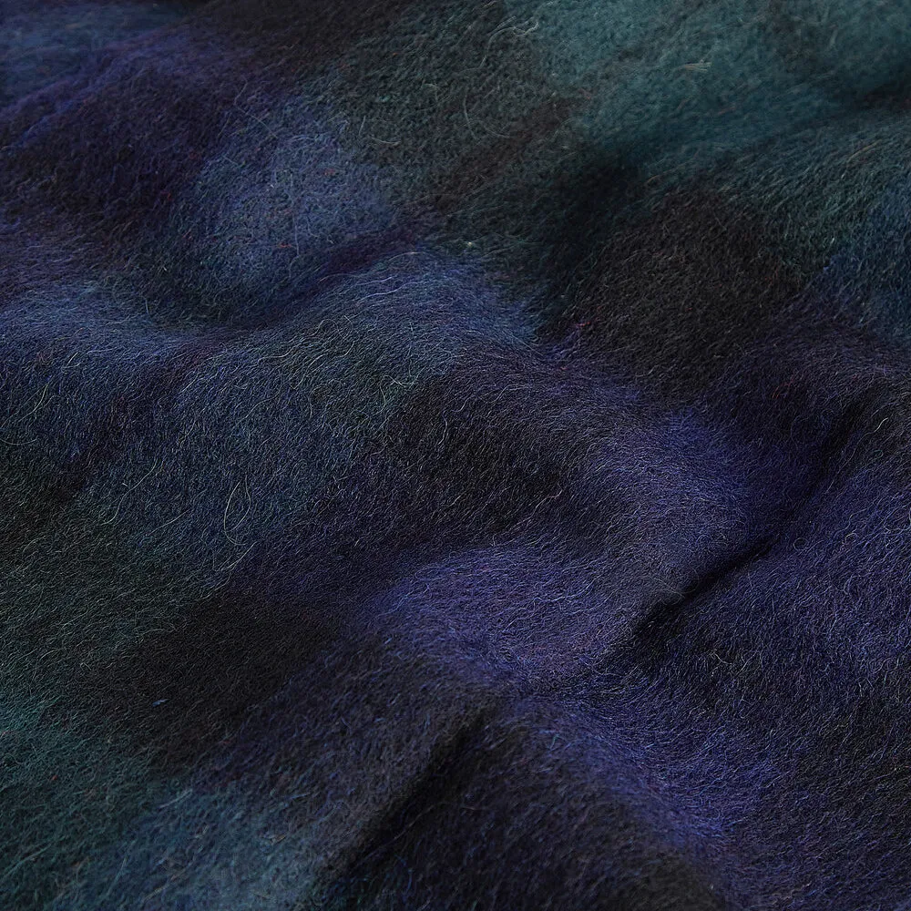 Barbour NEW CHECK Unisex Adults Tartan Scarf Black Watch sold by House of Slippers product image thumbnail 4