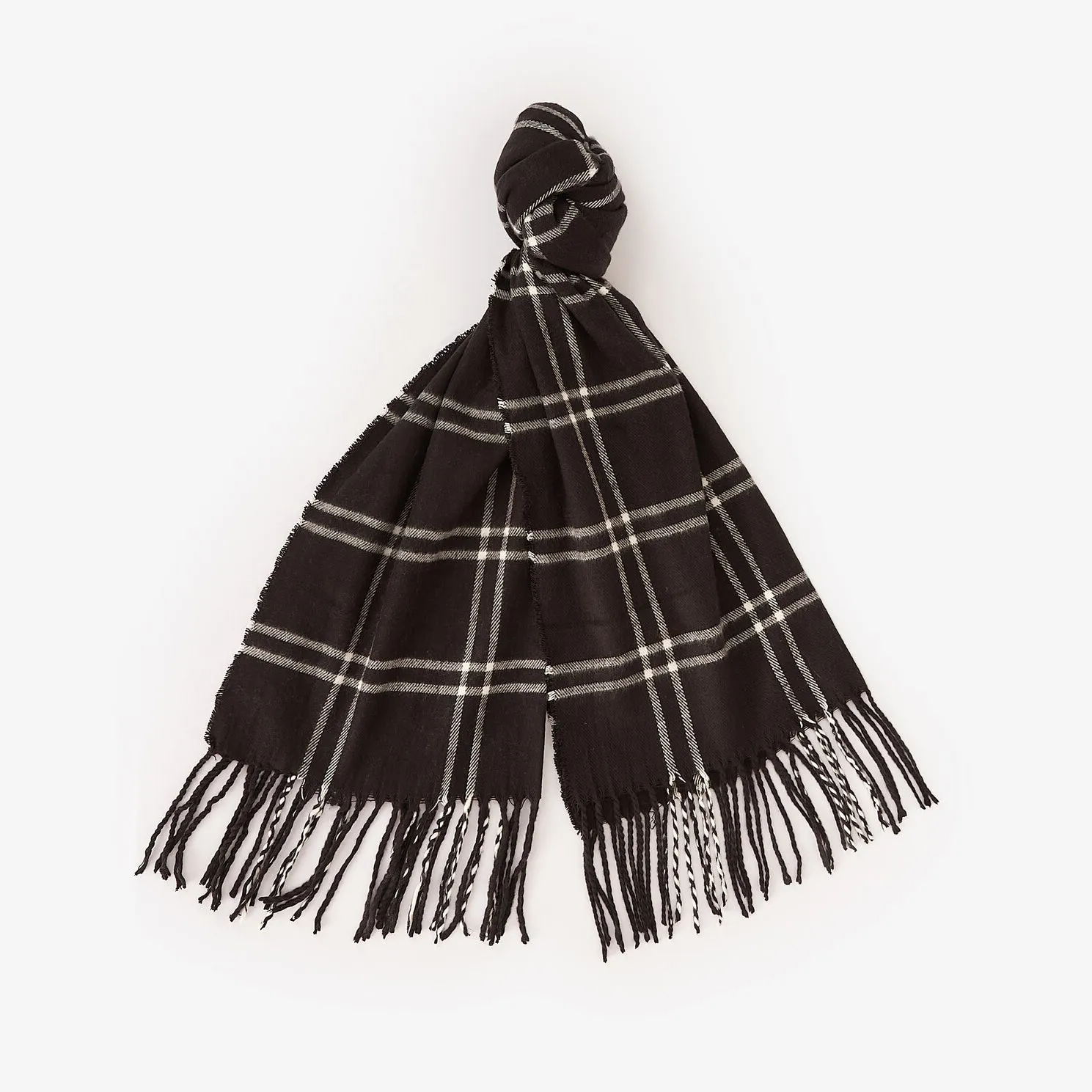MALLORY BEANIE & WINDOWPANE SCARF Gift Set Womens Black sold by House of Slippers product image thumbnail 2