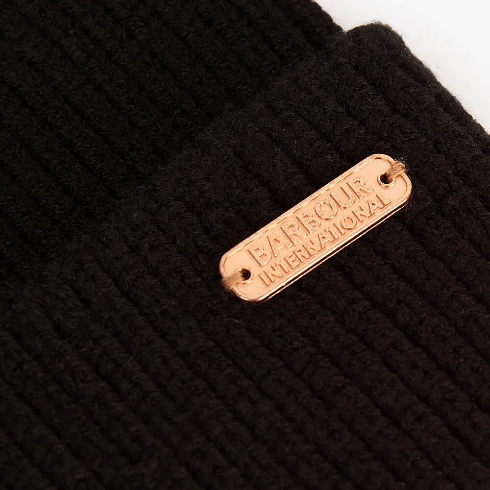 MALLORY BEANIE & WINDOWPANE SCARF Gift Set Womens Black sold by House of Slippers product image thumbnail 4