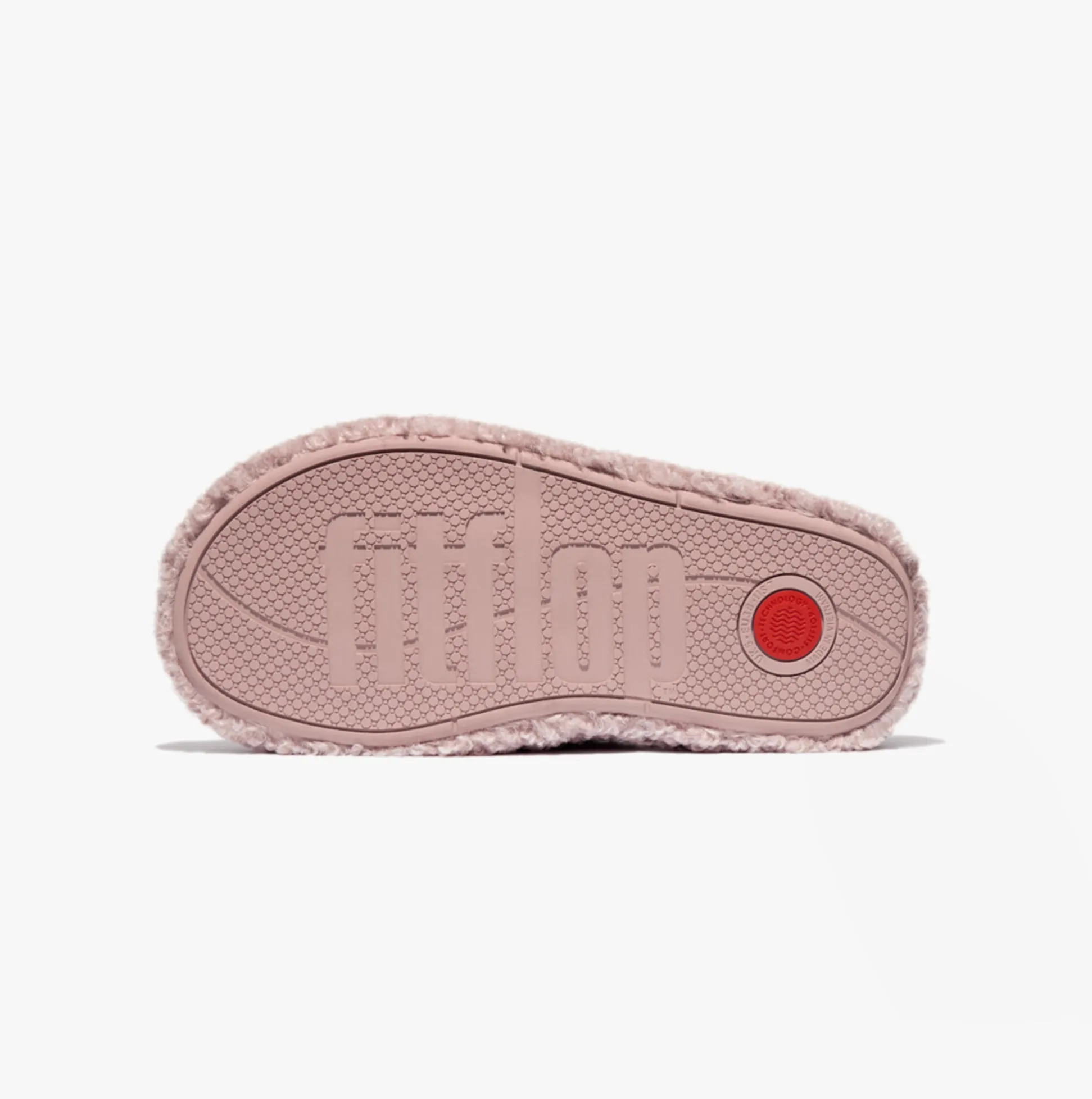 FitFlop iQUSHION D-LUXE Womens Cross Slides Dusky Pink sold by House of Slippers product image thumbnail 3