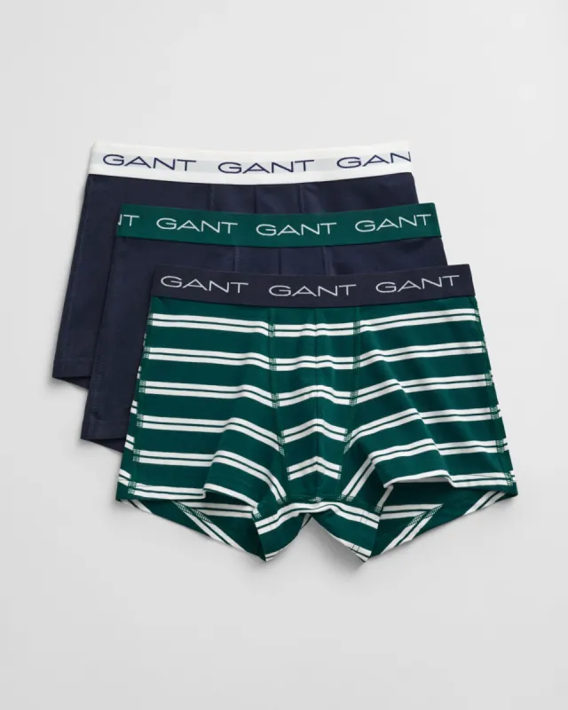 GANT PAISLEY TRUNK 3-Pack Mens Deep Forest sold by House of Slippers