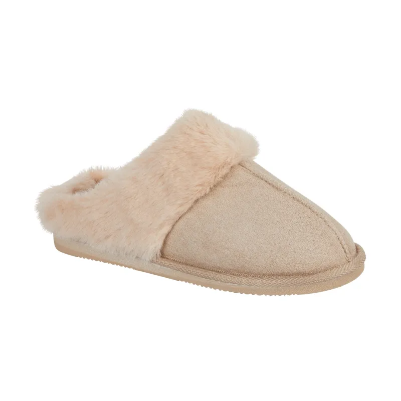 Jo & Joe SAVANNAH Womens Slippers Beige made by House of Slippers