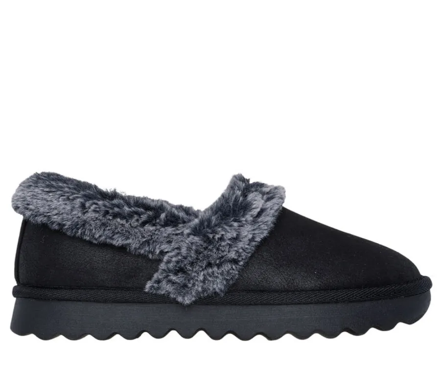 Skechers 169027/BLK COZY UP Womens Slippers Black sold by House of Slippers