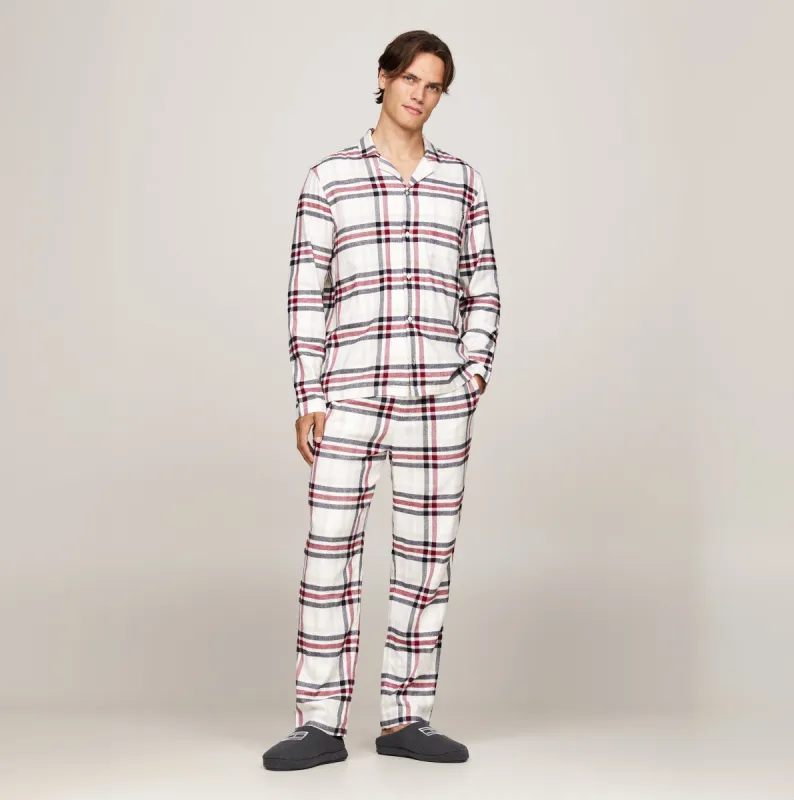 Tommy Hilfiger FLAG WARM FELT HOUSE Mens Mule Slippers Dark Ash sold by House of Slippers