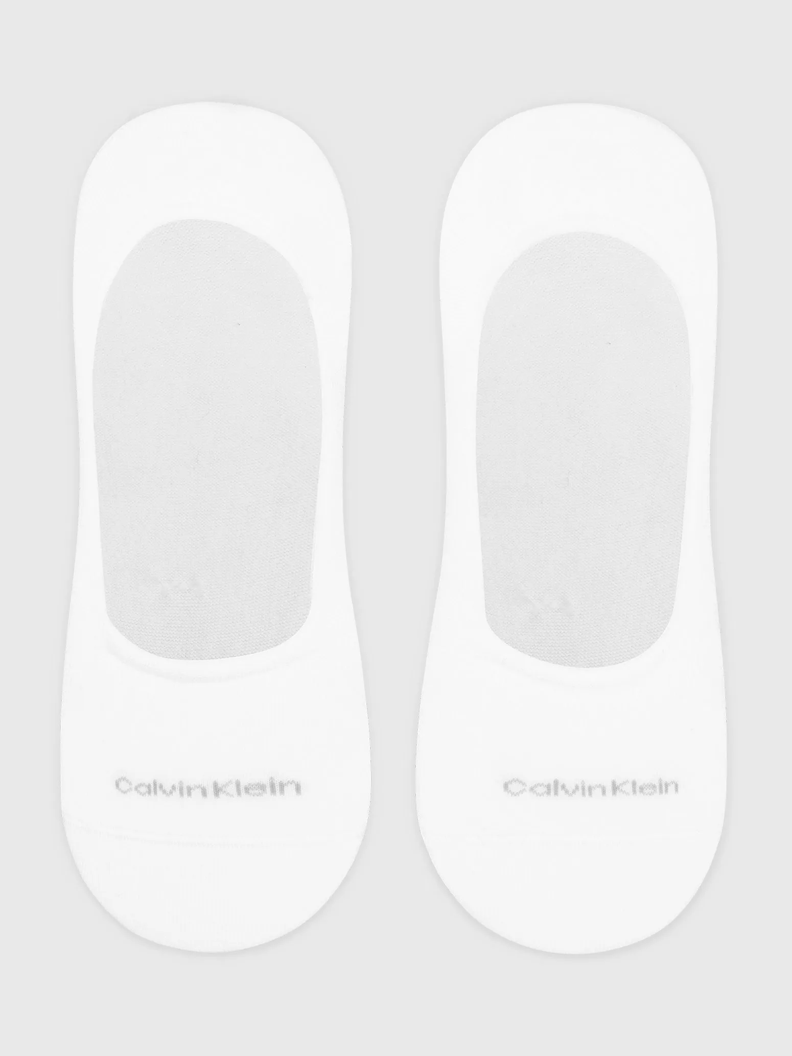 Calvin Klein 2 Pack Mens Invisible Socks White sold by House of Slippers product image thumbnail 2