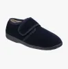 Fleet & Foster SAM Mens Velour Full Slippers Navy sold by House of Slippers