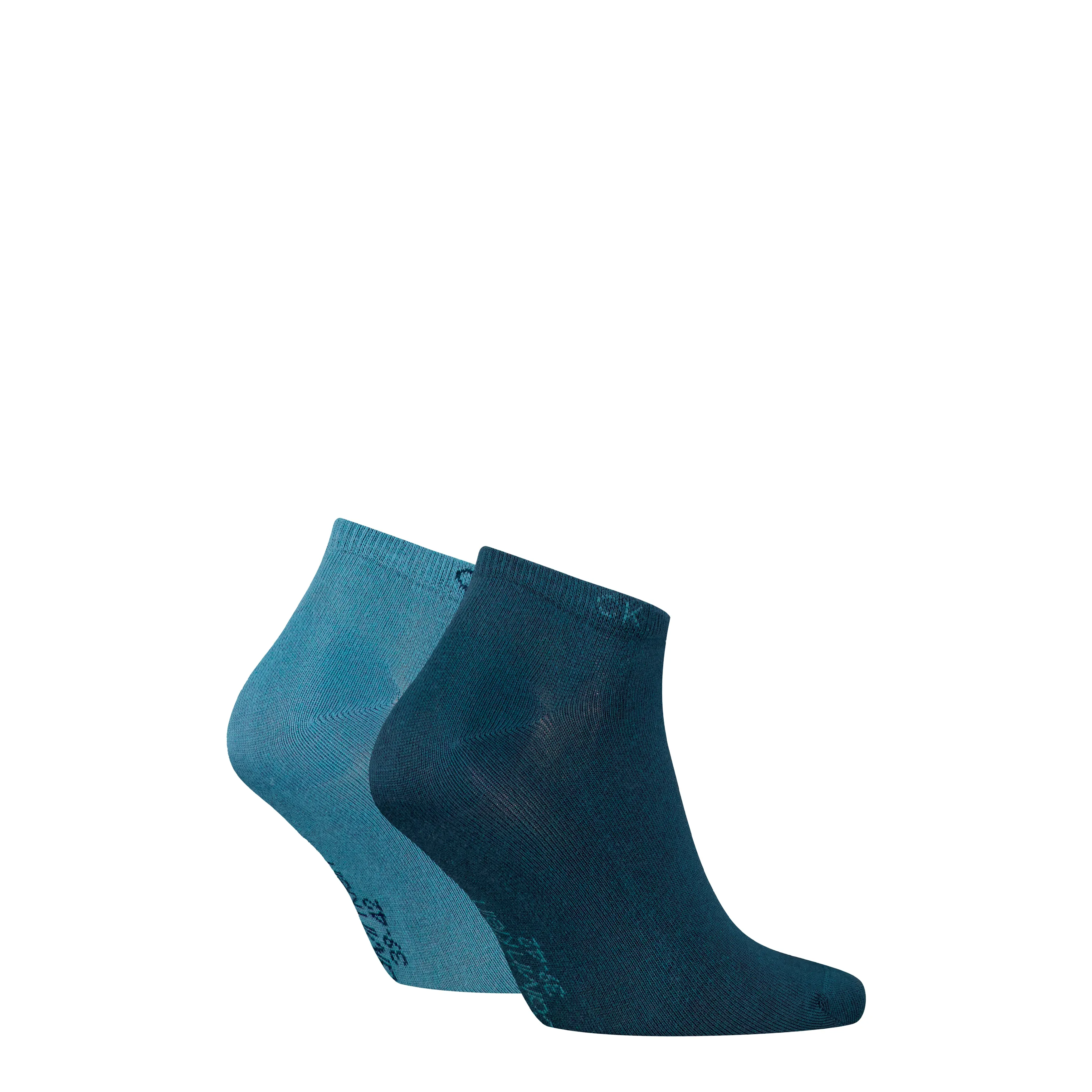 Calvin Klein 2 Pack Mens Ankle Trainer Socks Blue sold by House of Slippers product image thumbnail 2