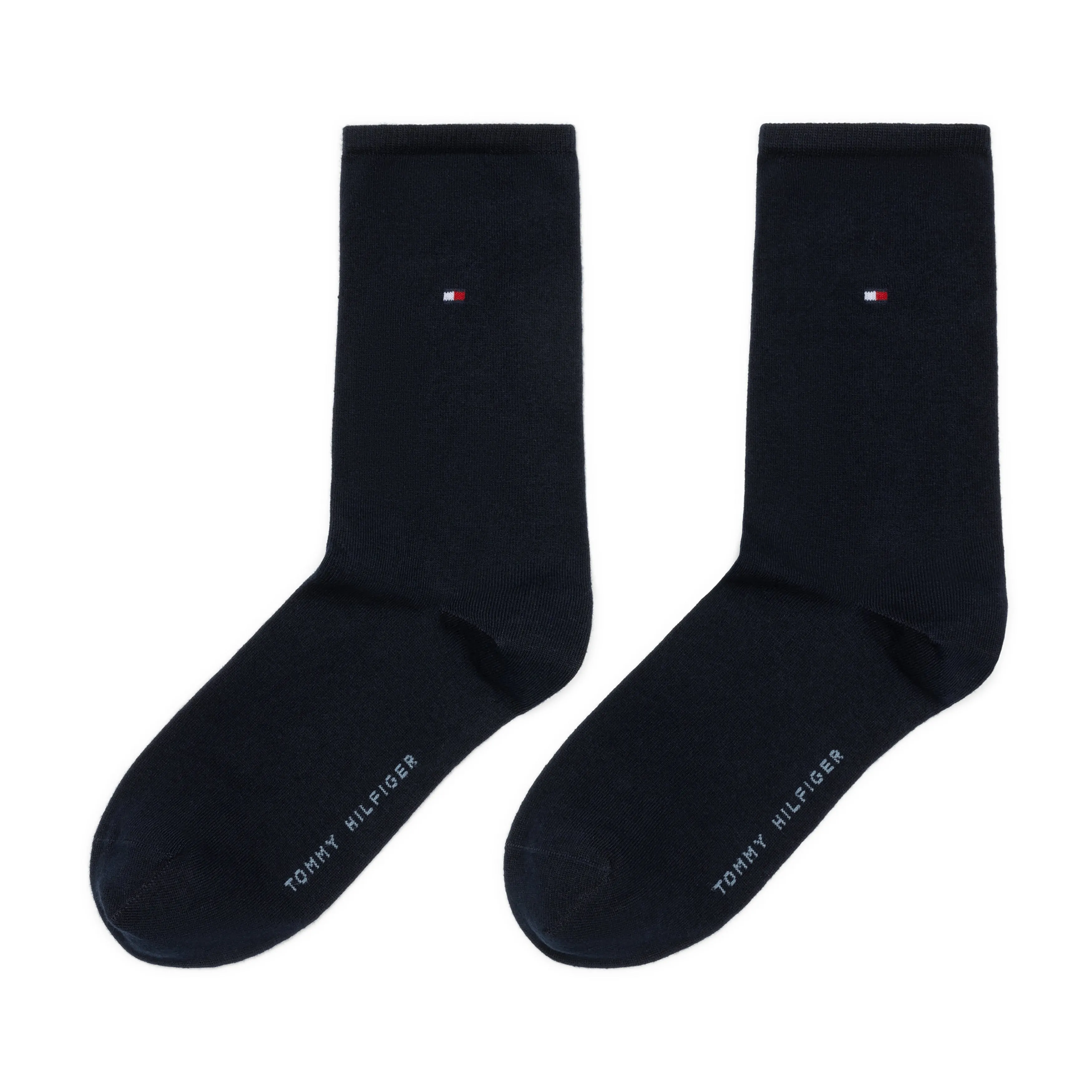 Tommy Hilfiger 2 Pack Womens Crew Socks Navy sold by House of Slippers product image thumbnail 2