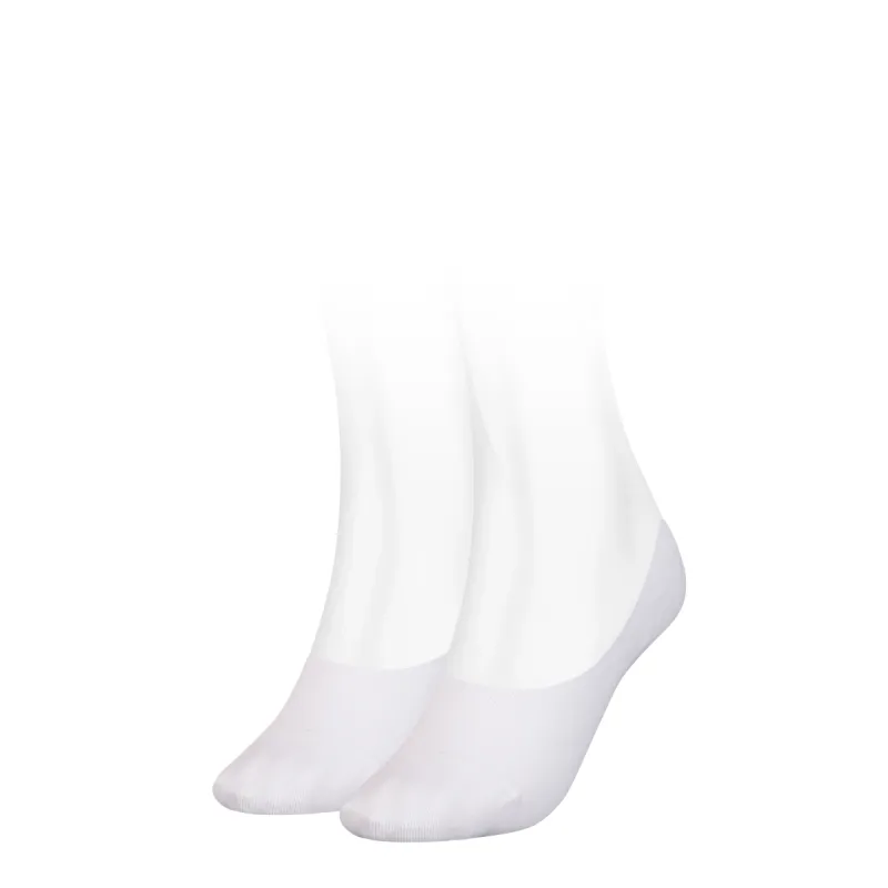 Tommy Hilfiger 2 Pack Womens Invisible Socks White made by Tommy Hilfiger