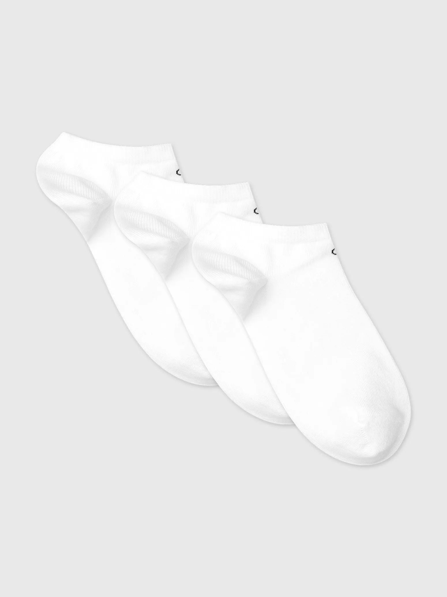 3 Pack Womens Ankle Trainer Socks White sold by House of Slippers product image thumbnail 2