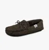 Totes Toasties WOVEN WOOL MIX MOCCASIN Slippers Mens Brown sold by House of Slippers