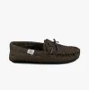Totes Toasties WOVEN WOOL MIX MOCCASIN Slippers Mens Brown sold by House of Slippers