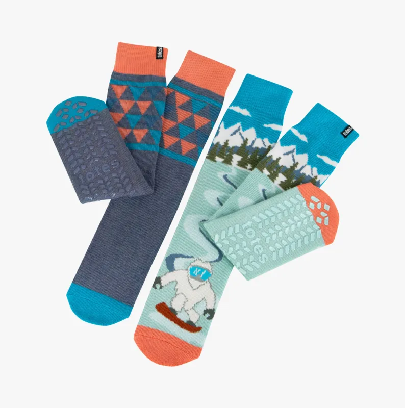 ORIGINAL SLIPPER SOCKS (TWIN PACK) Mens Socks Yeti sold by House of Slippers