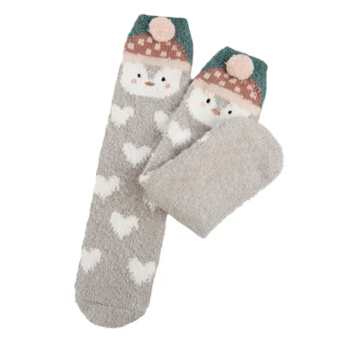 NOVELTY SUPER SOFT SLIPPER SOCKS Womens Socks Penguin sold by House of Slippers product image thumbnail 3