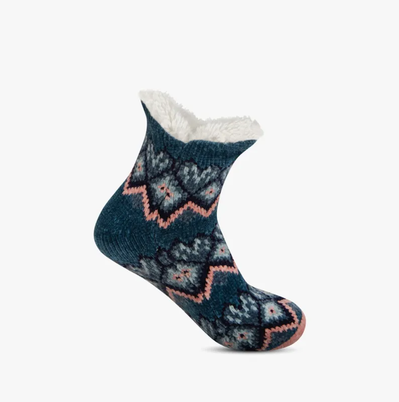 Totes Toasties CHENILLE CROP KNITTED SLIPPER SOCKS Womens Socks Multi sold by House of Slippers