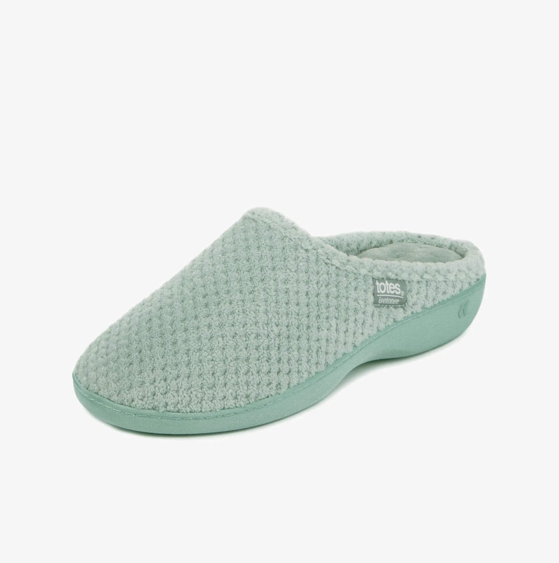Totes Isotoner POPCORN TERRY MULE Womens Mule Slippers Mint sold by House of Slippers product image thumbnail 2