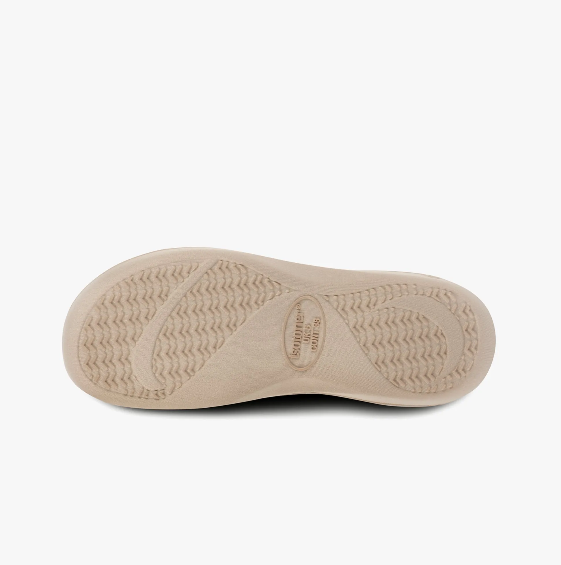 POPCORN TERRY MULE Womens Mule Slippers Natural Spot sold by House of Slippers product image thumbnail 4