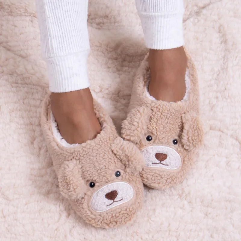 NOVELTY BORG Slippers Womens Dog sold by House of Slippers