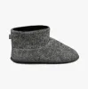 Totes Toasties KNITTED SHORT BOOT SLIPPER Mens Grey sold by House of Slippers