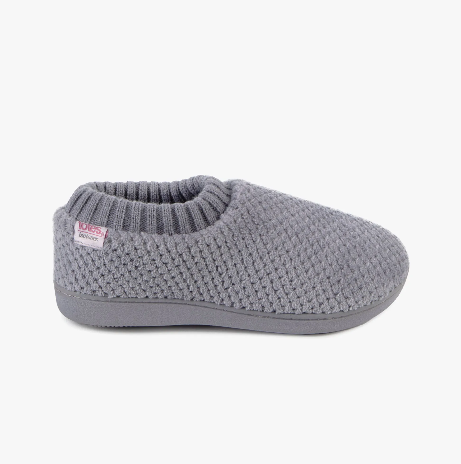 POPCORN FULL BACK BOOTIE Womens Bootie Slippers Grey sold by House of Slippers