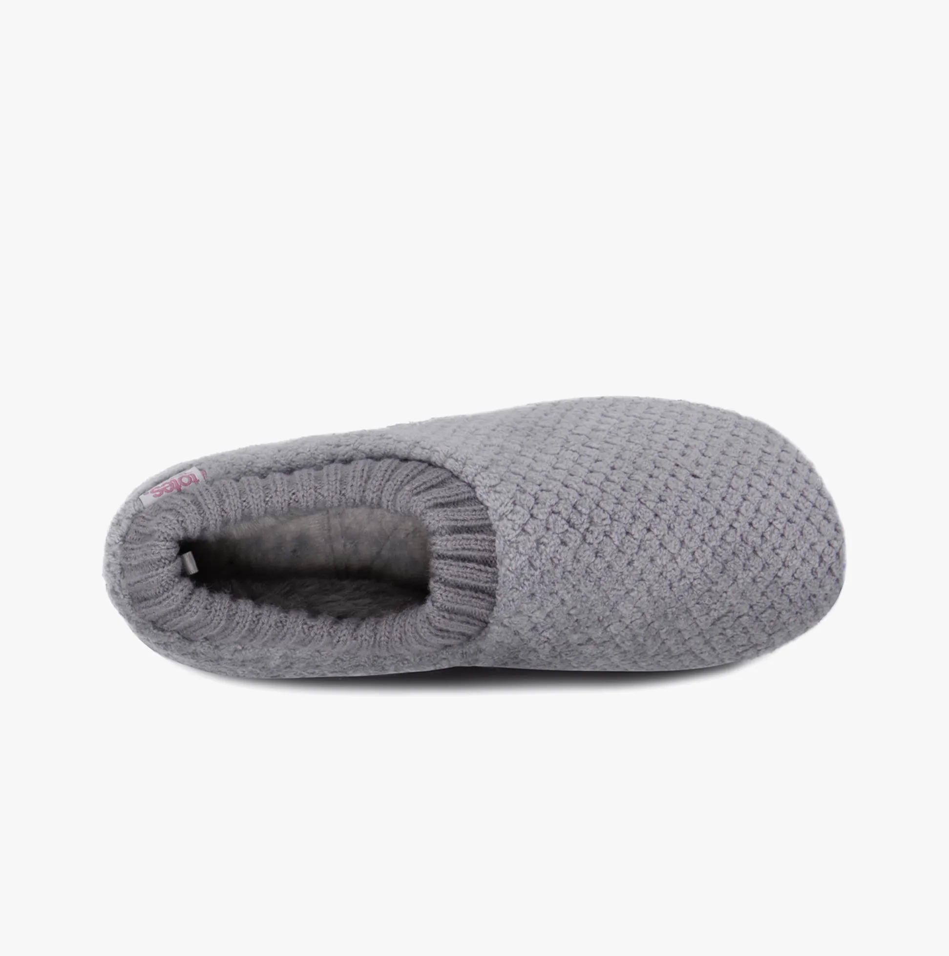 POPCORN FULL BACK BOOTIE Womens Bootie Slippers Grey sold by House of Slippers product image thumbnail 5