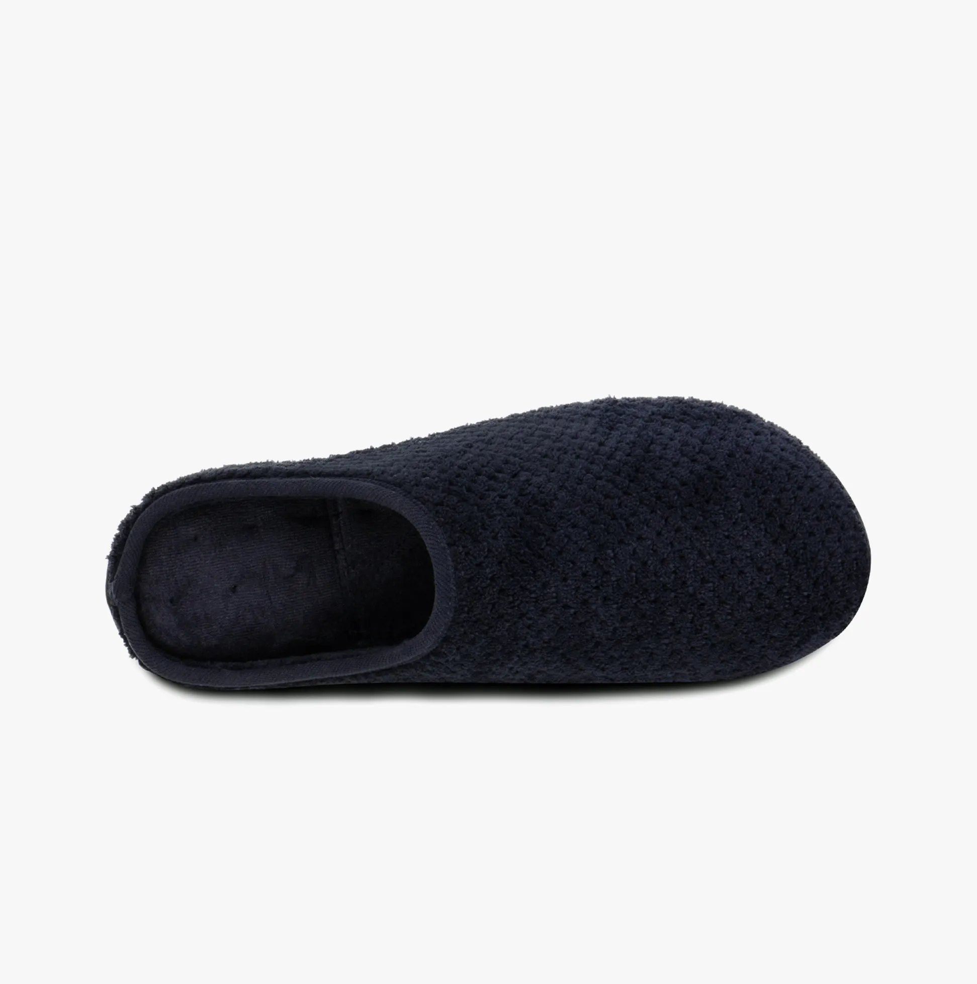 Totes Isotoner SWEPT BACK POPCORN MULE Mens Mule Slippers Navy sold by House of Slippers product image thumbnail 4