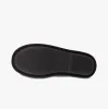 SPORT QUILTED MULE WITH COSY LINING Mens Mule Slippers Black sold by House of Slippers