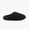 SPORT QUILTED MULE WITH COSY LINING Mens Mule Slippers Black sold by House of Slippers