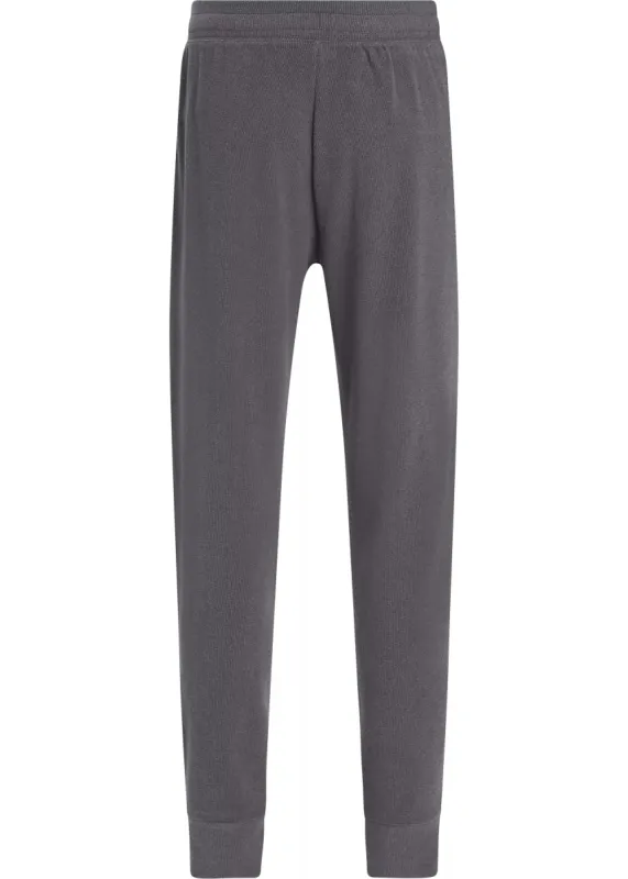 PLUSH FLEECE Mens Joggers Dark Grey Heather sold by House of Slippers